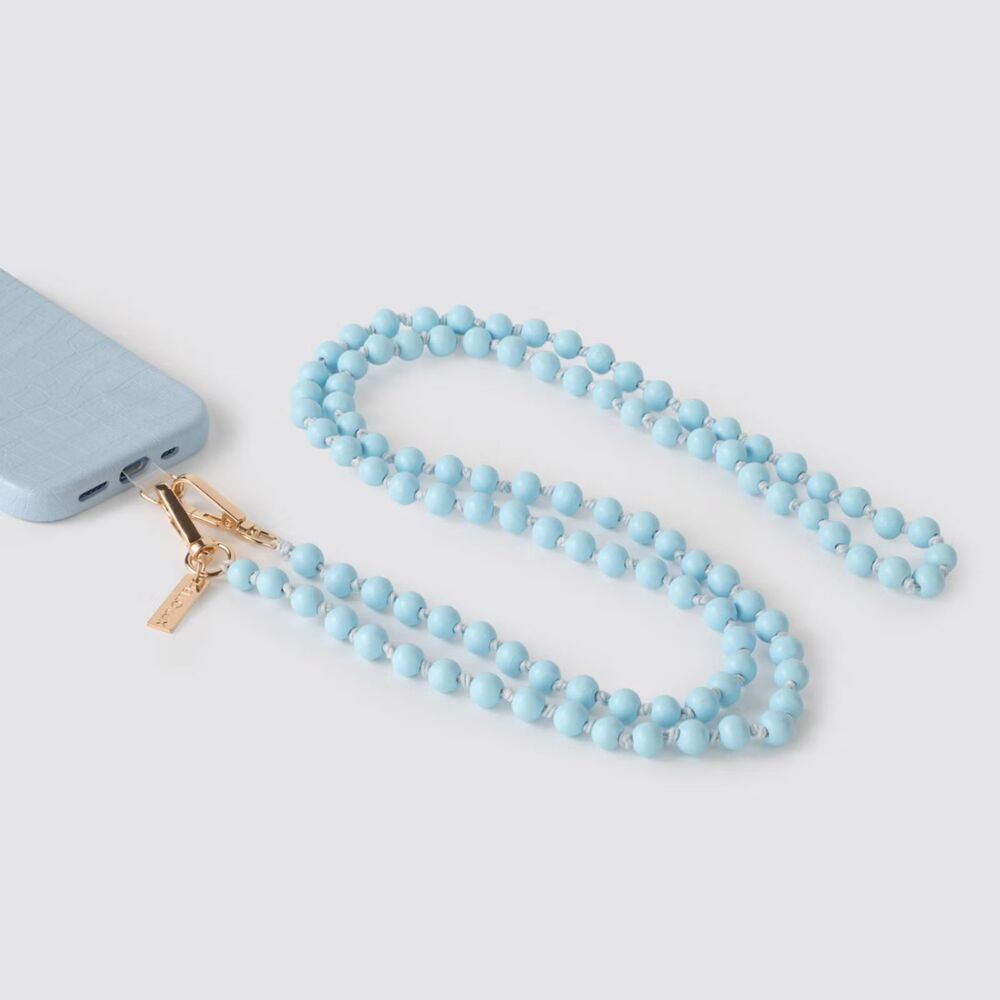 Hello Lux Beaded Crossbody - Blue